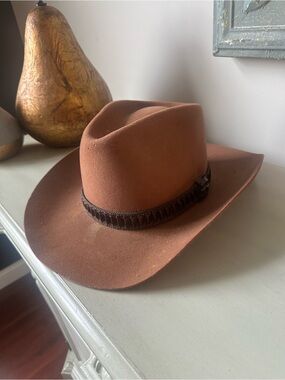 Eddy by Chris Eddy cowboy hat fur blend made in USA 7 3/8